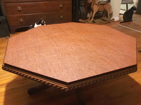 Octagonal table protector pad