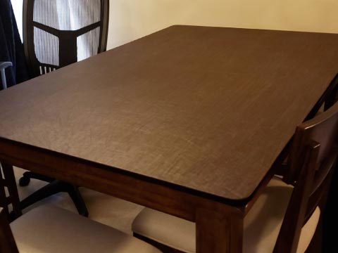 Dining table protector pad